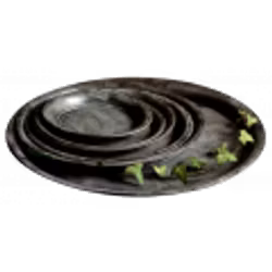 Zinkfat svart/grå 39 cm