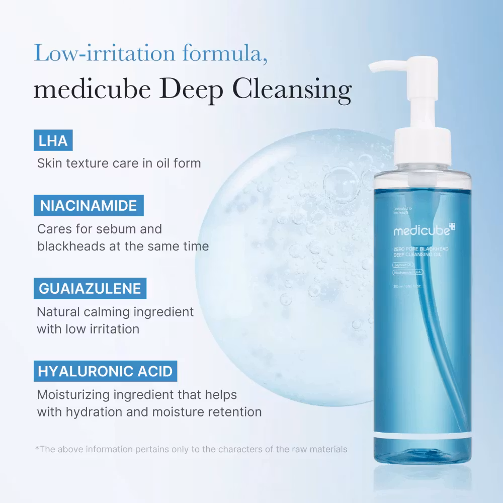 Medicube Pore Blackhead Deep Cleansing Oil 205ml