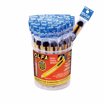 OLFA 45° Economy Cutter Bucket 40-pack
