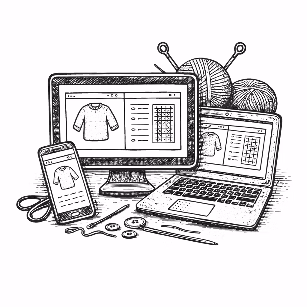 Digitale strikkeoppskrifter - Statland Vestre