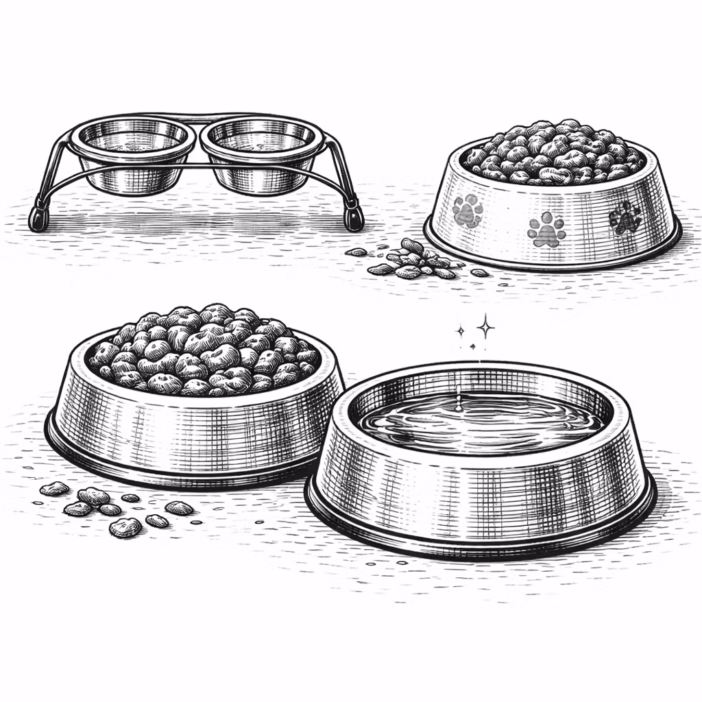 Mat og vannskål - Statland Vestre