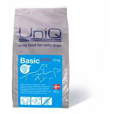 UniQ Professional -Basic No Grain (Glutenfri og Kornfri) 12 kg