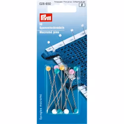 Prym Knappenåler Makramé 10stk – 1,15x55mm – Mix