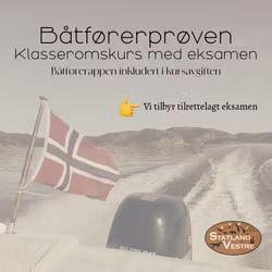 Båtførerprøven m/eksamen, 29/03-26