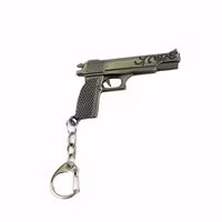 Keychain with pistols and revolvers - different variants - UTGÅTT