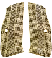 LokGrips - CZ Shadow 2 Palm Swell Brass Gridlok Agressive - Solid