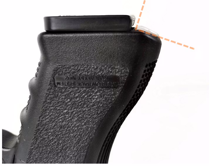 Glock - Grip Frame Insert Plug Magwell for Subcompact Glock 26, 27, 33 - Gen4-5