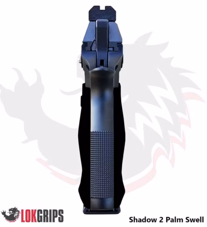 LokGrips - CZ Shadow 2 Palm Swell Veloce - Black/Purple