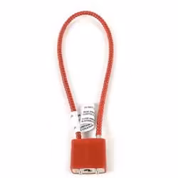 Lock with Cable - Red