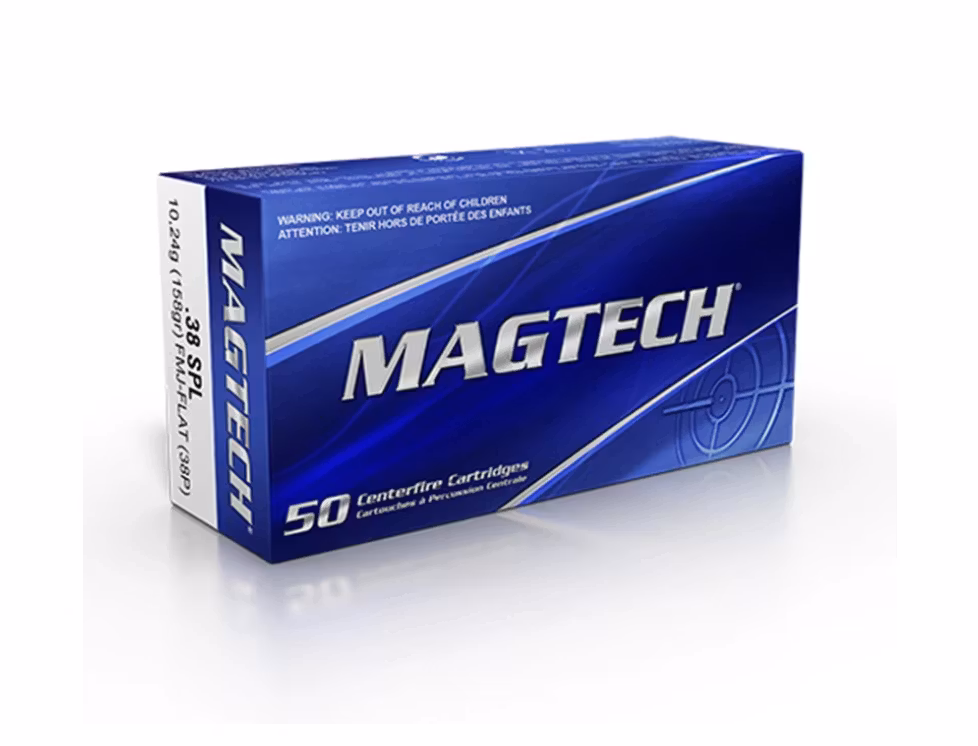 Magtech -  .38 Spl 158 grs FMJ Flat - 1000 st