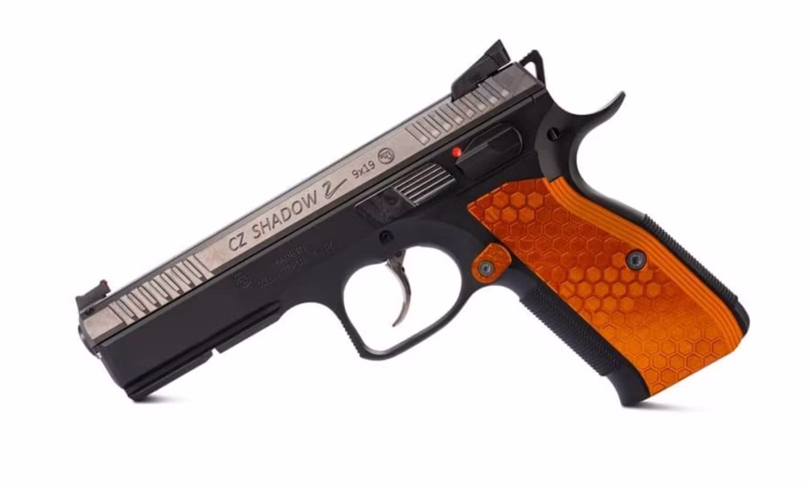Stay-Tech - StayHEX23 C Mag Release Botton for CZ Shadow 2 Compact - Orange