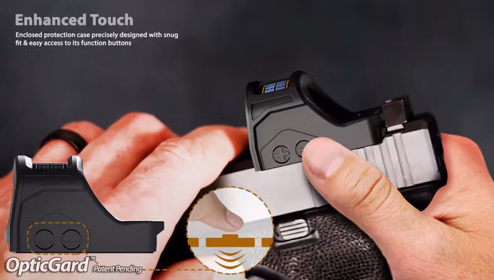 OpticGard - Scope Cover for Holosun® 507C-X2/407C-X2 - GunMetal Gray