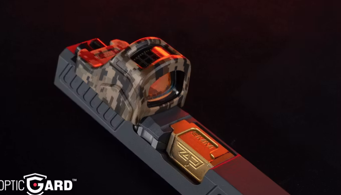 OpticGard - Scope Cover for Holosun® 507C-X2/407C-X2 - Passion Red Camo