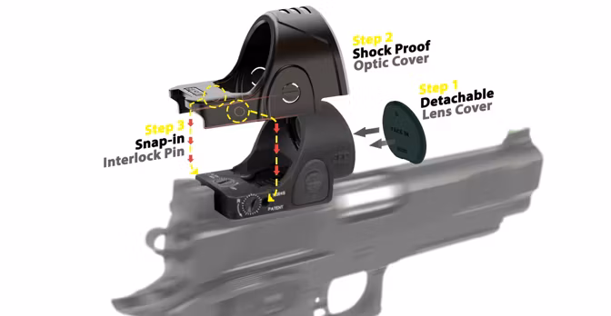 OpticGard - Scope Cover for Trijicon® SRO - OD Green Camo
