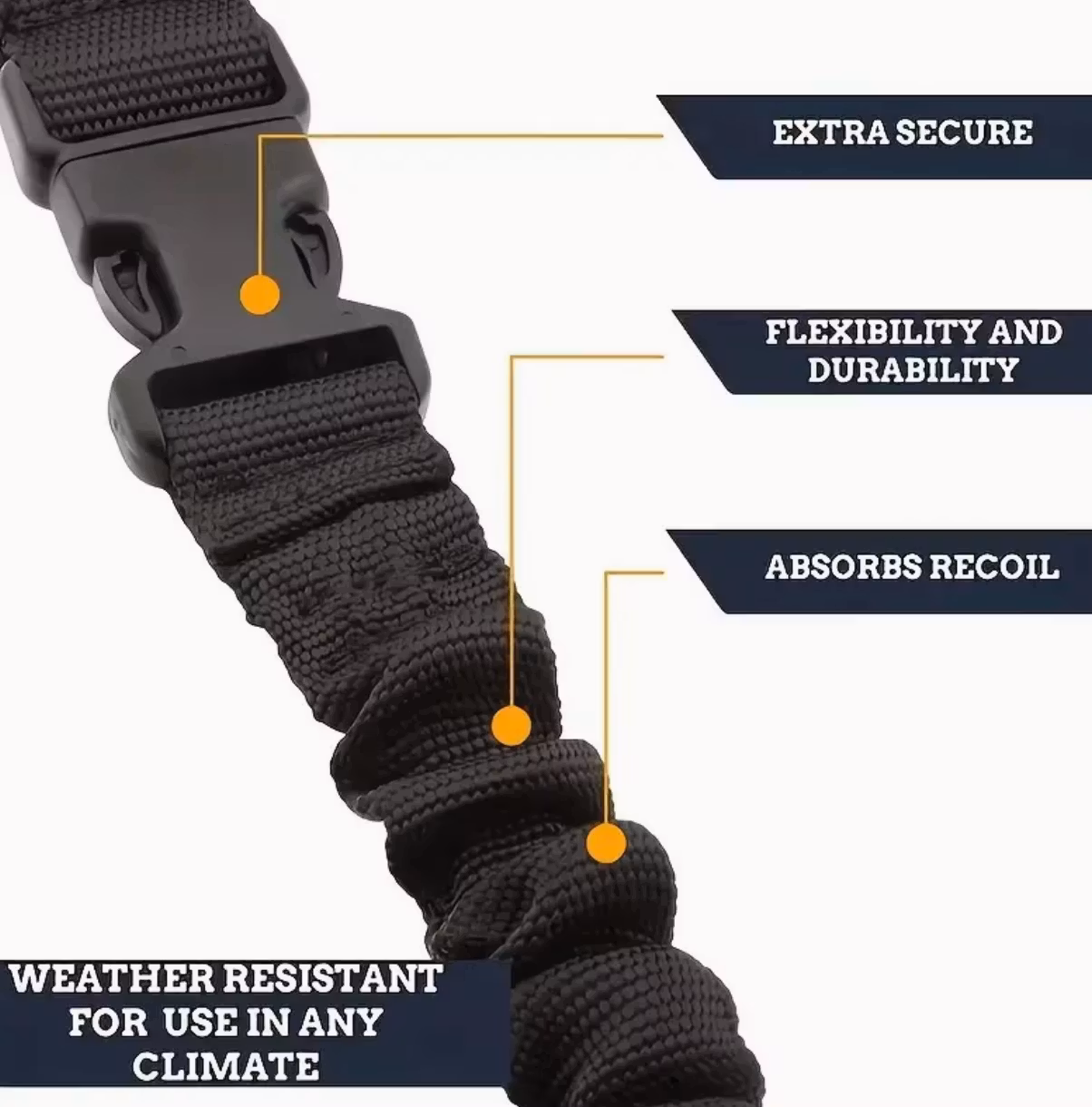 Rifle Single Sling One Point  - Ruin Camp
