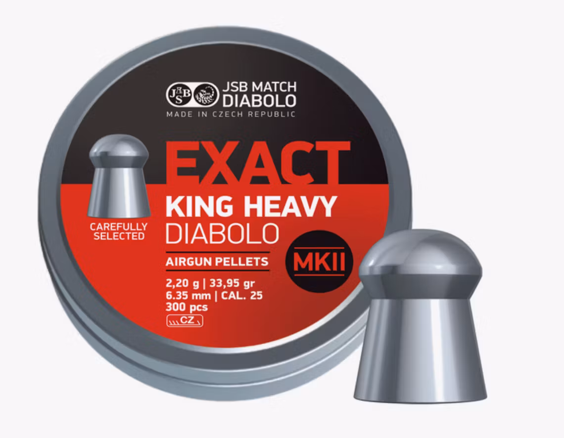 JSB - Exact King Heavy MKII - 6,35mm - 2,20 g - 300/st