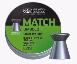 JSB - Green Match Diabolo - Pistol 4,50mm - 0,500g - 500st