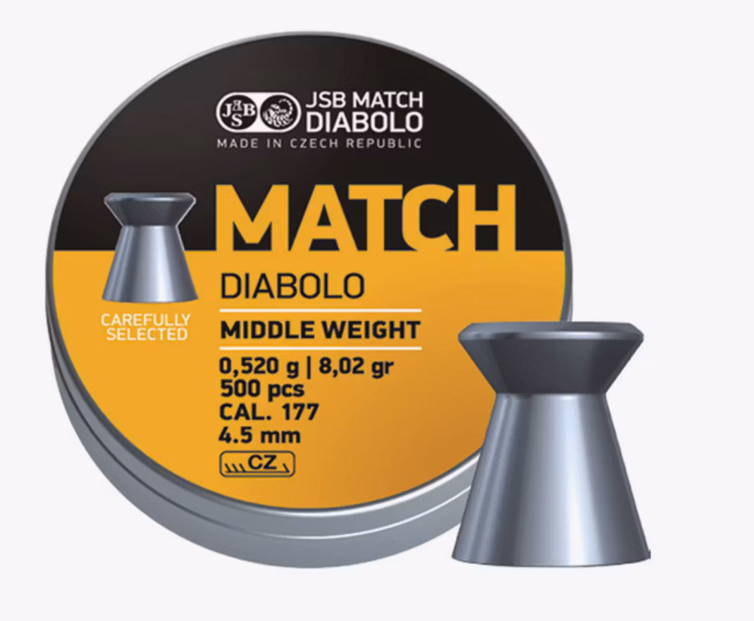 JSB - Yellow Match Diabolo - Gevär - 4,51mm - 0,520g - 500 st