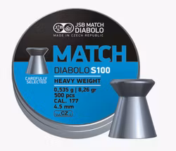 JSB - Blue Match Diabolo - S100 - 4,51mm - 0,535g - 500st