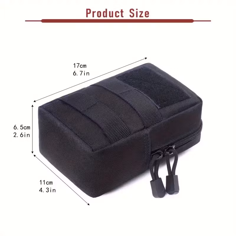 EDC Molle-tillbehörsväska - Svart