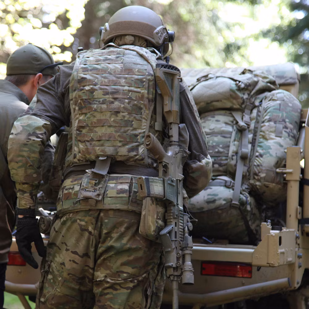 Snigel - Double spoon garage 2.0 - MultiCam