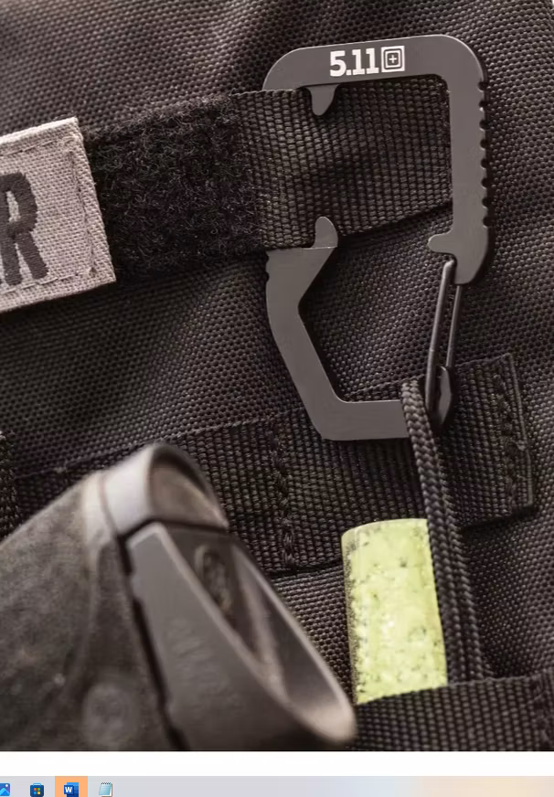 5.11 - Hardpoint M2 Carabiner - Fired Brick (1009)