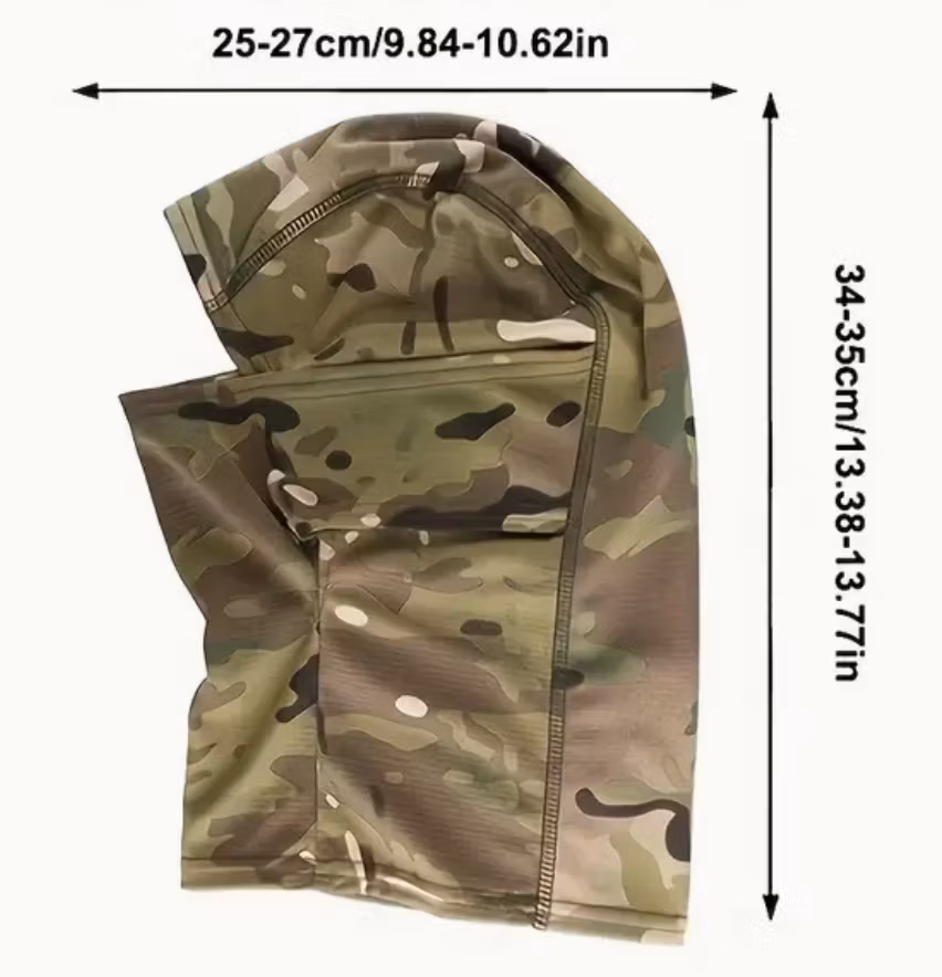 Balaclava - Camo Svart