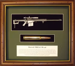 Barrett M82A1 50 cal - Wallmounted 1/6 rifle