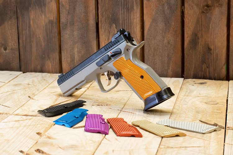 Armanov - CZ Shadow 2 - SpidErgo Gen2 - Pistol Grips - Silver