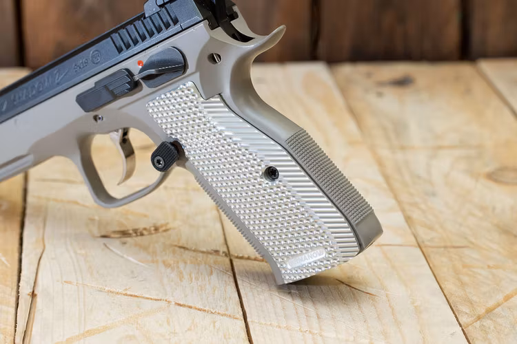 Armanov - CZ Shadow 2 - SpidErgo Gen2 - Pistol Grips - Silver