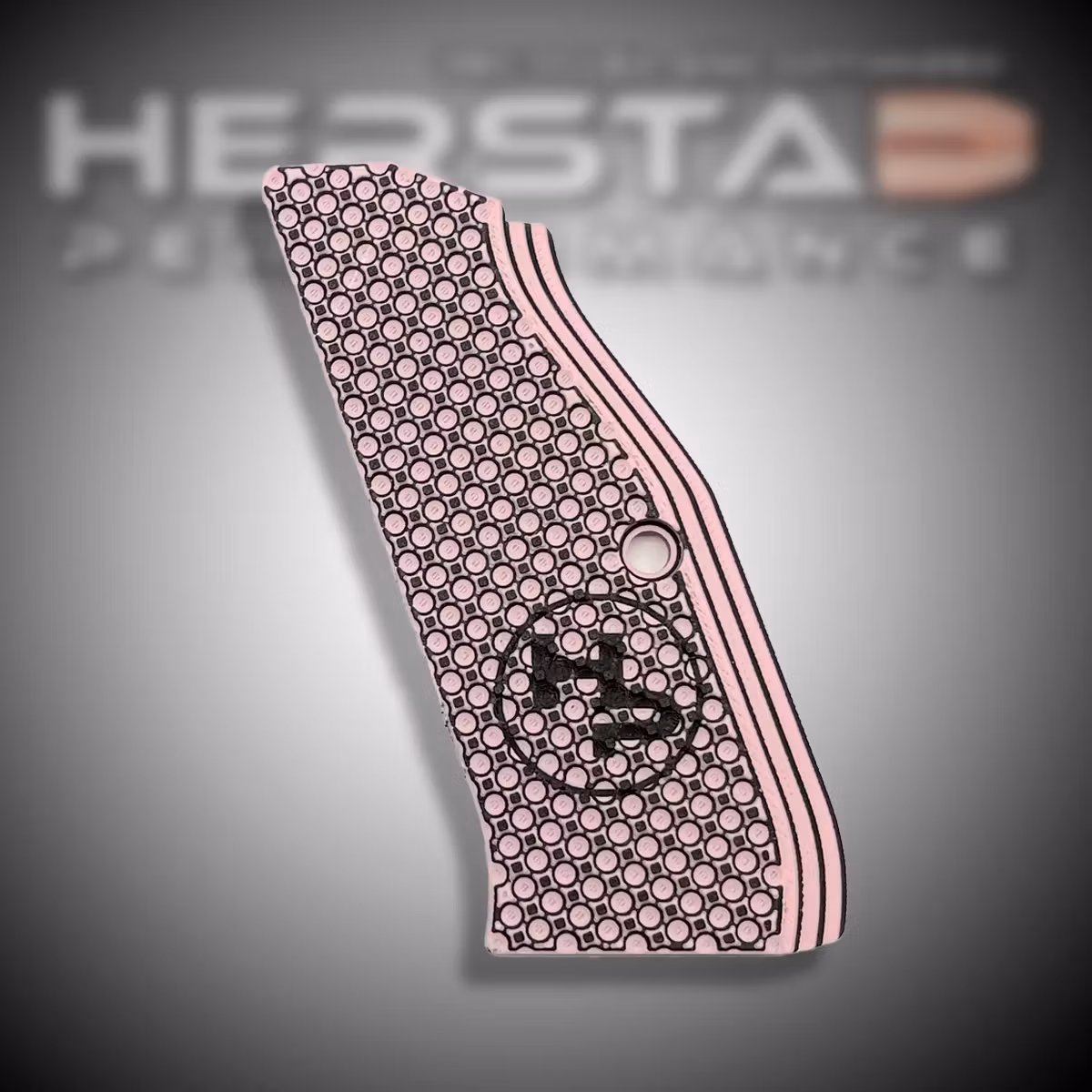 Herstad Performance - CZ Shadow 2 - Flat Thick - Long - Pink Pudder/Black (Black logo)