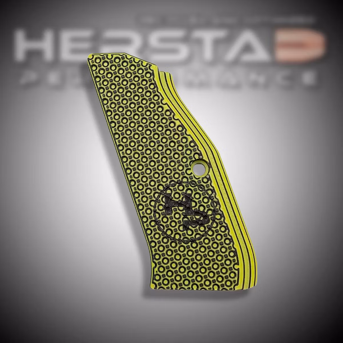 Herstad Performance - CZ Shadow 2 - Flat Thick - Long - Yellow/Black (Black logo)