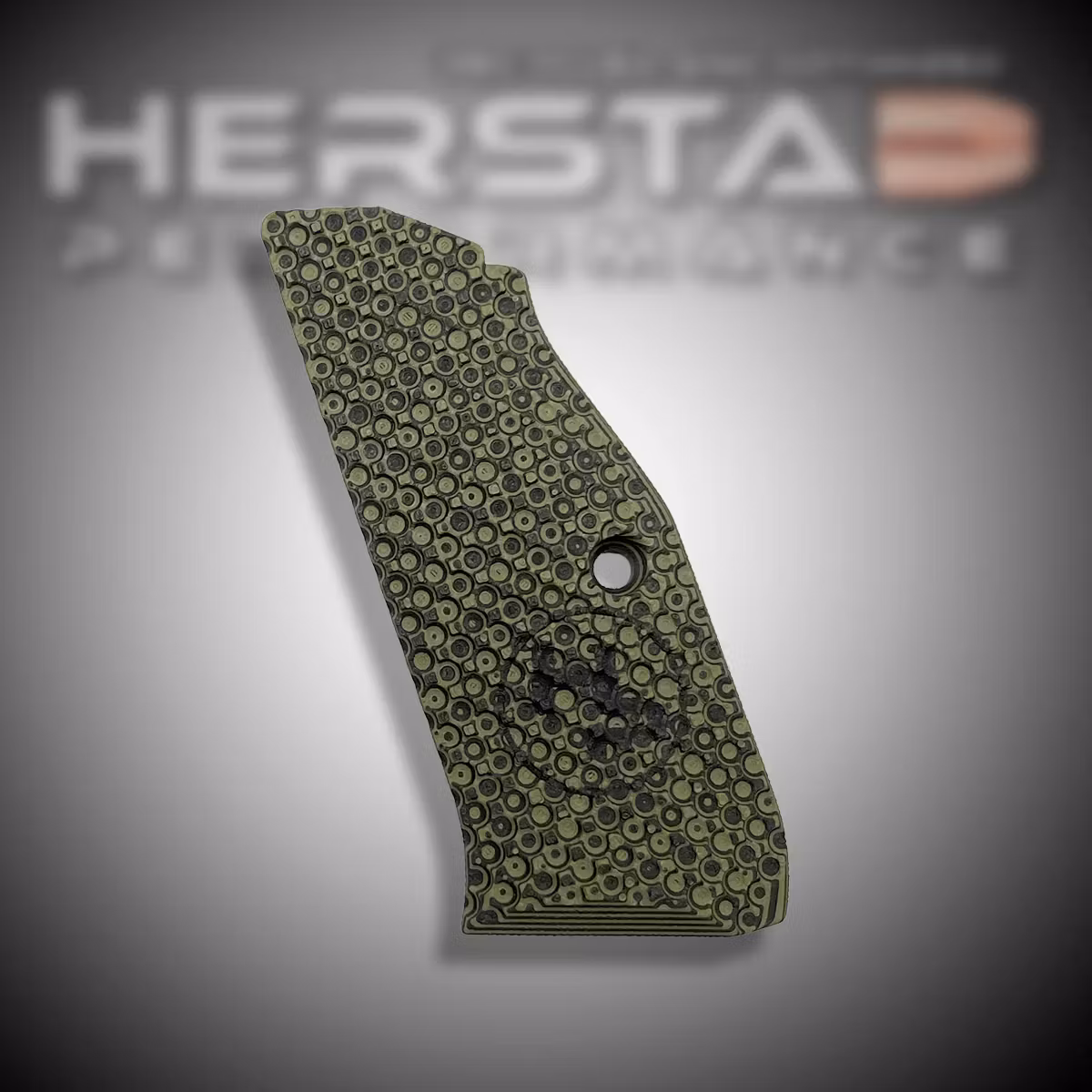 Herstad Performance - CZ Shadow 2 - Palm Swell Thick - Long - Army Green/Black/(Black logo)