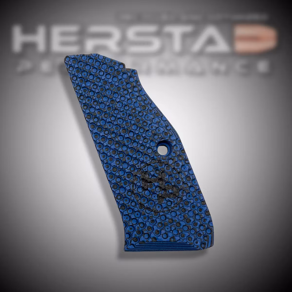 Herstad Performance - CZ Shadow 2 - Palm Swell Thick - Long - Blue/Black/(Black logo)
