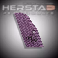 Herstad Performance - CZ Tactical Sport 2 - Flat Thick - Purple/Black (Black logo)