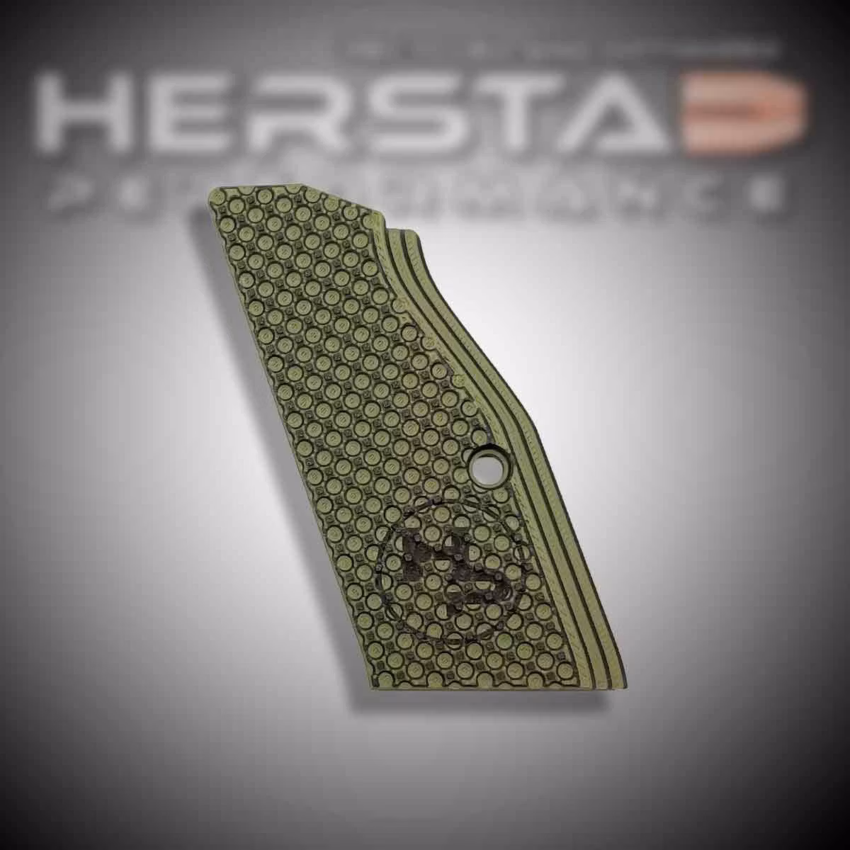 Herstad Performance - CZ Tactical Sport 2 - Flat Thick - Army Green/Black (Black logo)