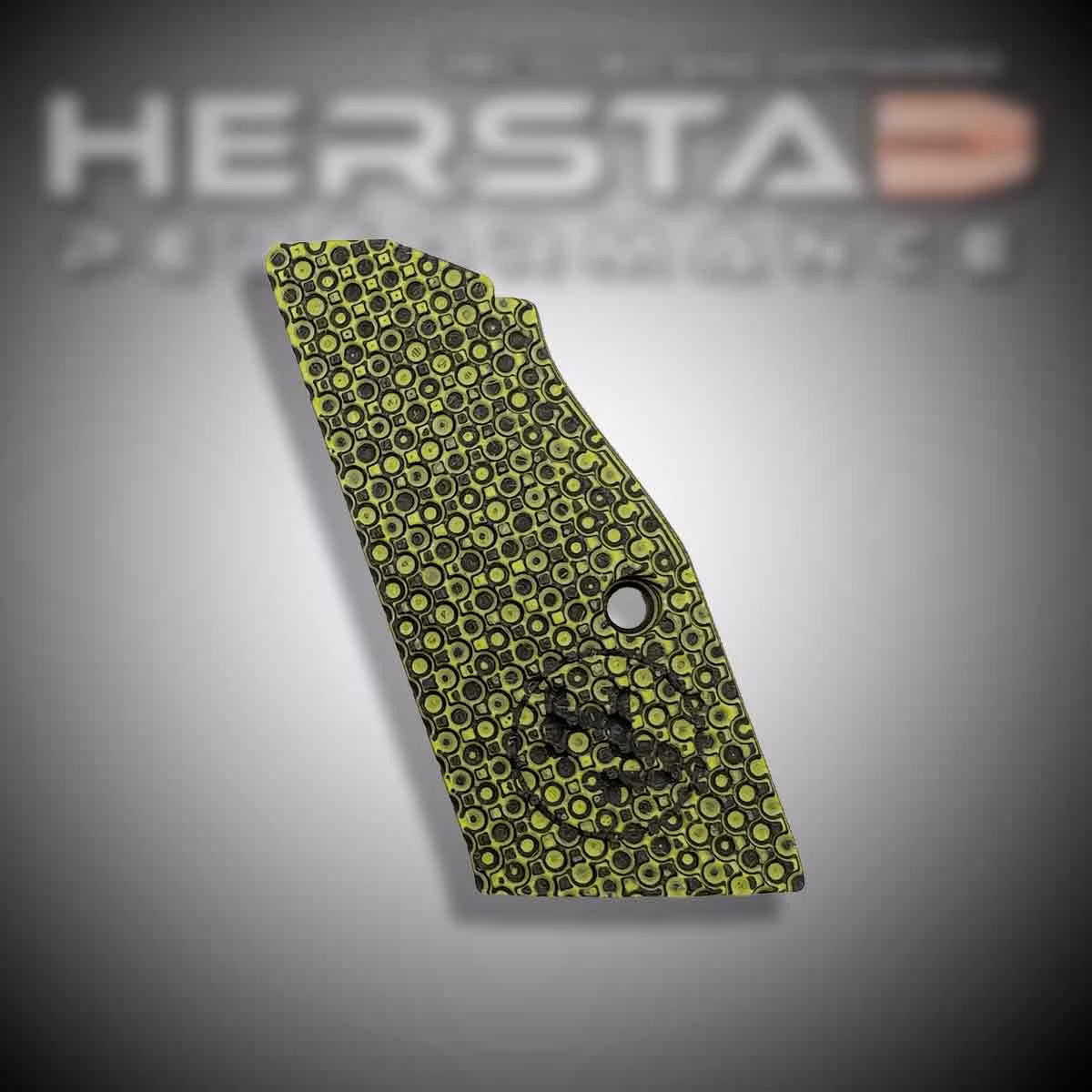 Herstad Performance - CZ Tactical Sport 2 - Palm Swell Thick - Yellow/Black (Black logo)