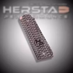 Herstad Performance - Ruger MK IV 22/45 - Flat Thick - Pink Pudder/Black (Black logo)