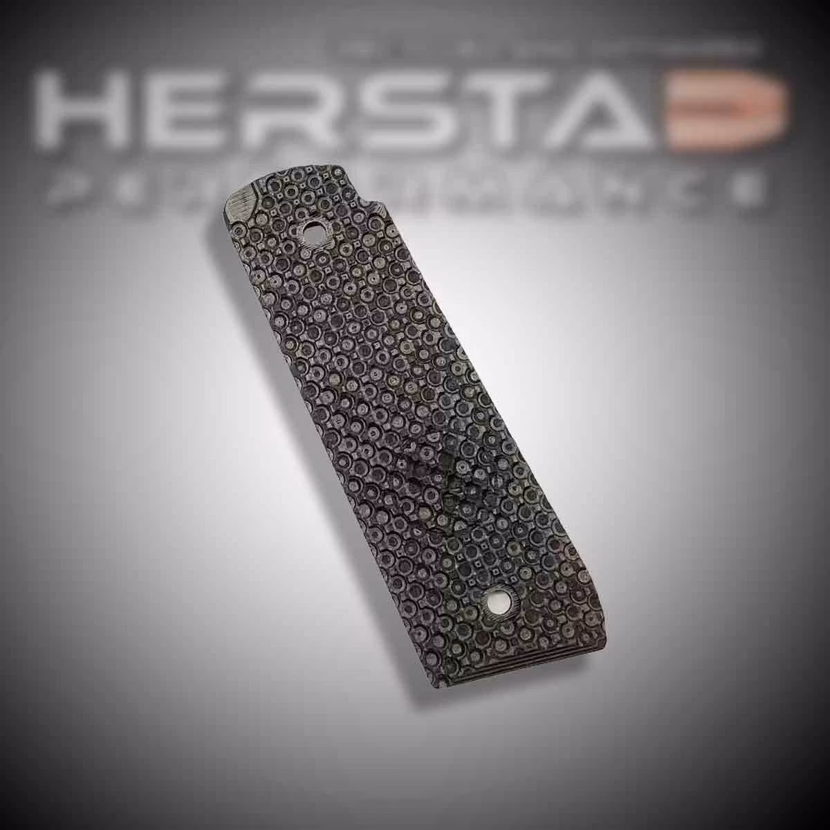 Herstad Performance - Ruger MK IV 22/45 - Palm Swell Thick - Black/Black (Black logo)