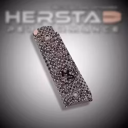 Herstad Performance - Ruger MK IV 22/45 - Palm Swell Thick - Pink Pudder/Black (Black logo)