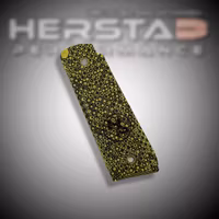 Herstad Performance - Ruger MK IV 22/45 - Palm Swell Thick - Yellow/Black (Black logo)