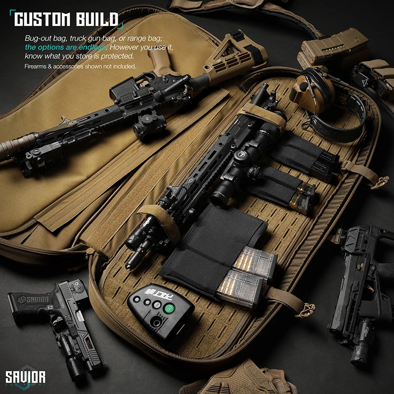 Kopia Savior Equipment - Specialist 30" Covert Single Rifle Case - Brown