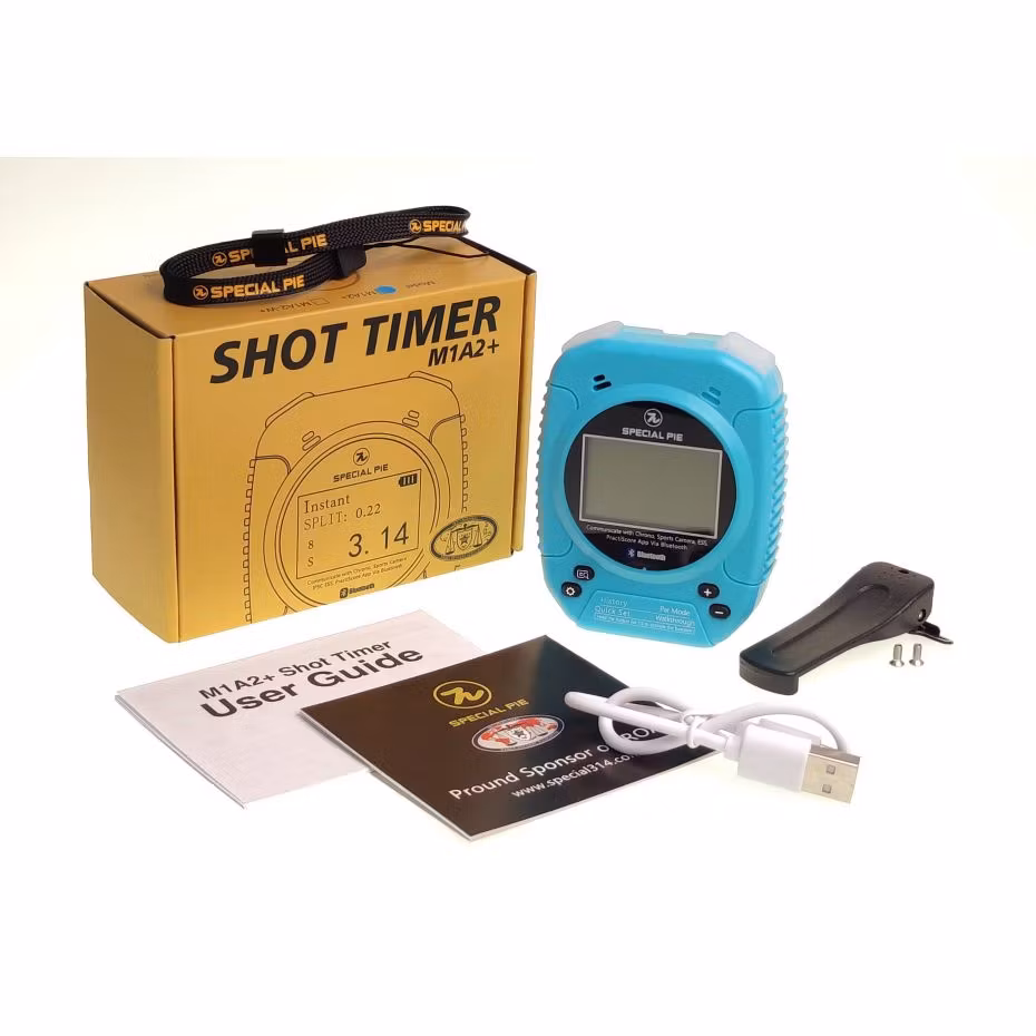 Shooting Timer - P.I.E. timer - Gen 2. - M1A2-W+ Official IPSC Timer - Bluetooth With RFID