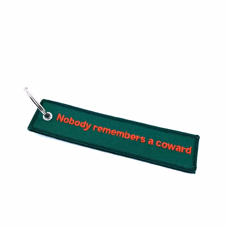 Keychain - Nobody remembers a coward