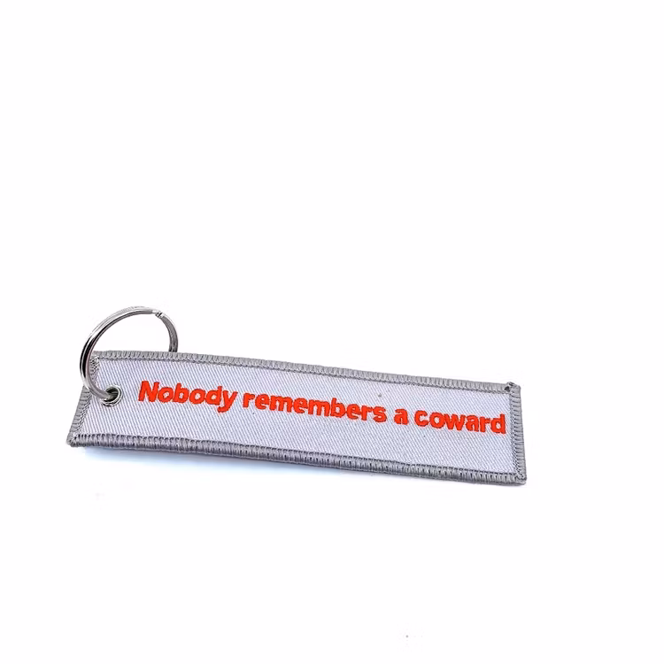 Keychain - Nobody remembers a coward