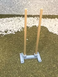 3D Stage Builder - 2 Target wooden legs