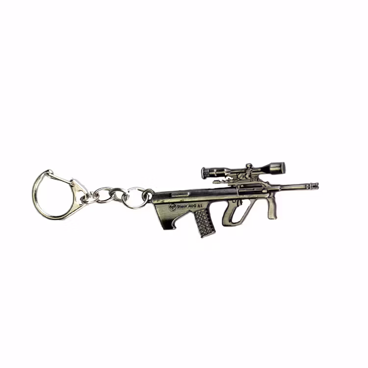 Keychain with guns - different variants