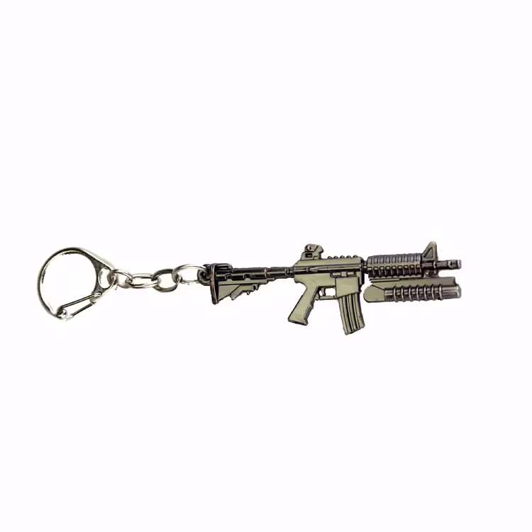 Keychain with guns - different variants