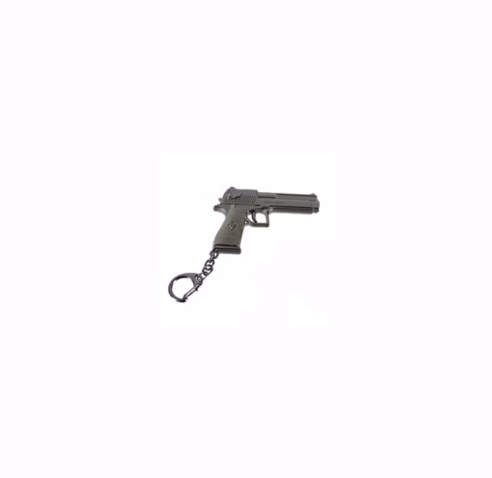 Keychain with pistols and revolvers - different variants - UTGÅTT