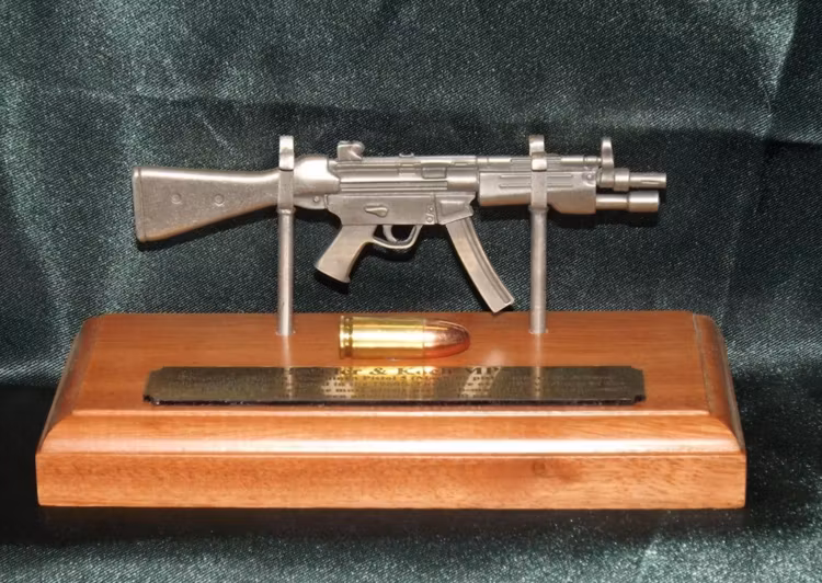 Pewter 1/6 Gun Ornaments